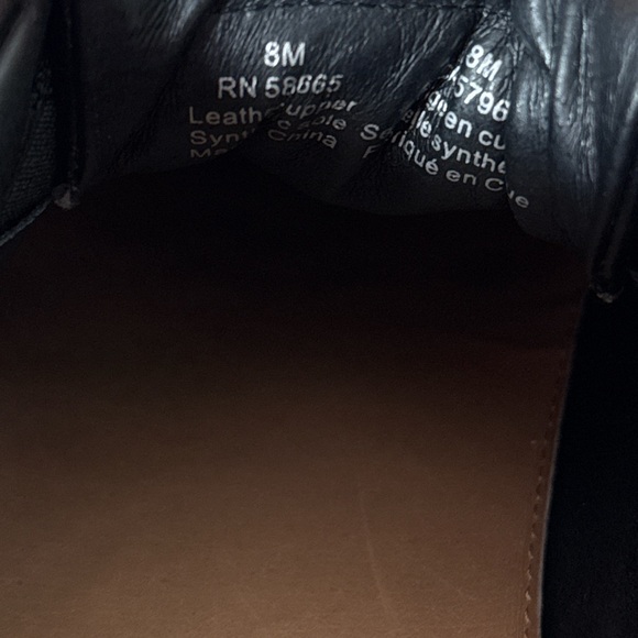 Halogen Black Leather Slip On Shoes - Picture 6 of 6